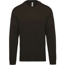 KARIBAN Uniszex kereknyakú pulóver, Kariban KA474, Dark Grey-XL férfi pulóver, kardigán