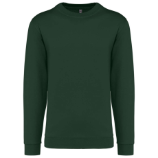 KARIBAN Uniszex kereknyakú pulóver, Kariban KA474, Forest Green-2XL