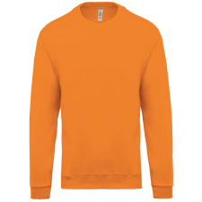 KARIBAN Uniszex kereknyakú pulóver, Kariban KA474, Orange-4XL férfi pulóver, kardigán