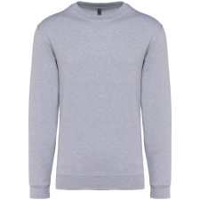 KARIBAN Uniszex kereknyakú pulóver, Kariban KA474, Oxford Grey-3XL férfi pulóver, kardigán