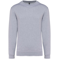 KARIBAN Uniszex kereknyakú pulóver, Kariban KA474, Oxford Grey-4XL