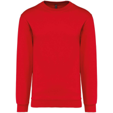 KARIBAN Uniszex kereknyakú pulóver, Kariban KA474, Red-3XL férfi pulóver, kardigán