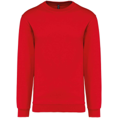 KARIBAN Uniszex kereknyakú pulóver, Kariban KA474, Red-XS