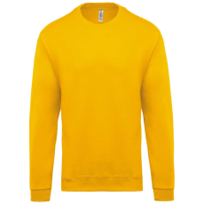 KARIBAN Uniszex kereknyakú pulóver, Kariban KA474, Yellow-S