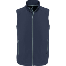KARIBAN Uniszex két rétegű softshell mellény, Kariban KA423, Titanium-XL férfi mellény