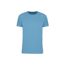 KARIBAN Uniszex körkötött organikus póló rövid ujjú, Kariban KA3032IC, Cloudy Blue Heather-4XL