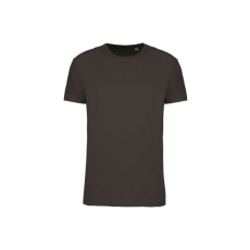 KARIBAN Uniszex körkötött organikus póló rövid ujjú, Kariban KA3032IC, Dark Grey-2XL