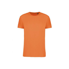 KARIBAN Uniszex körkötött organikus póló rövid ujjú, Kariban KA3032IC, Light Orange-2XL