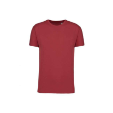 KARIBAN Uniszex körkötött organikus póló rövid ujjú, Kariban KA3032IC, Terracotta Red-S