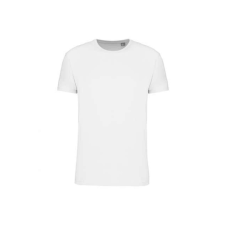KARIBAN Uniszex körkötött organikus póló rövid ujjú, Kariban KA3032IC, White-4XL férfi póló