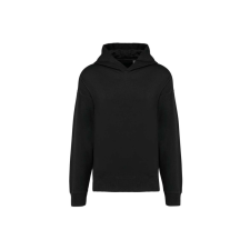 KARIBAN Uniszex laza szabású kapucnis pulóver, Kariban KA4018, Black-XL férfi pulóver, kardigán