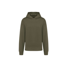 KARIBAN Uniszex laza szabású kapucnis pulóver, Kariban KA4018, Light Khaki-M férfi pulóver, kardigán