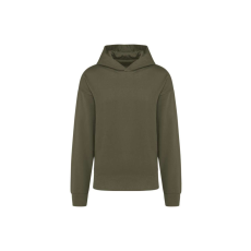 KARIBAN Uniszex laza szabású kapucnis pulóver, Kariban KA4018, Light Khaki-S