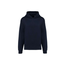 KARIBAN Uniszex laza szabású kapucnis pulóver, Kariban KA4018, Navy-2XL férfi pulóver, kardigán