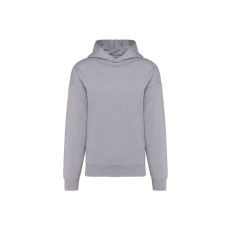 KARIBAN Uniszex laza szabású kapucnis pulóver, Kariban KA4018, Oxford Grey-M