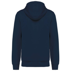 KARIBAN Uniszex organikus kapucnis vastag pulóver, Kariban KA4009, Navy-XL