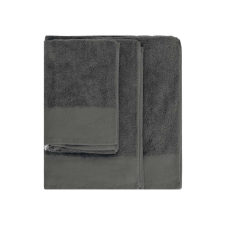 KARIBAN Uniszex organikus pamut törölköző, Kariban KA101, Iron Grey-70X140 lakástextília