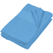 KARIBAN Uniszex pamut fürdő törölköző, Kariban KA113, Azur Blue-70X140 lakástextília