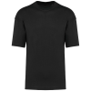 KARIBAN Uniszex szélesebb szabású környakas póló, Kariban KA3008, Black-S