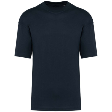KARIBAN Uniszex szélesebb szabású környakas póló, Kariban KA3008, Navy-3XL
