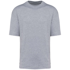 KARIBAN Uniszex szélesebb szabású környakas póló, Kariban KA3008, Oxford Grey-2XL