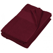 KARIBAN Uniszex törölköző Kariban KA112 Hand Towel -50X100, Bordeaux lakástextília