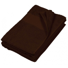 KARIBAN Uniszex törölköző Kariban KA112 Hand Towel -50X100, Chocolate lakástextília