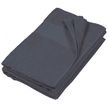 KARIBAN Uniszex törölköző Kariban KA112 Hand Towel -50X100, Dark Grey lakástextília