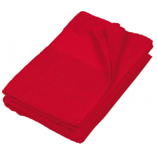 KARIBAN Uniszex törölköző Kariban KA113 Bath Towel -70X140, Red lakástextília