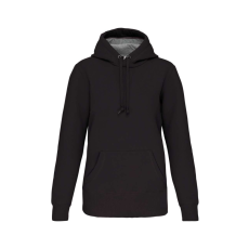 KARIBAN Uniszex vastag kapucnis pulóver, Kariban KA443, Dark Grey-S