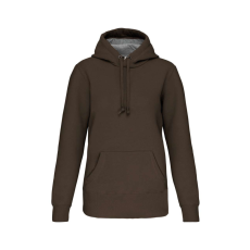 KARIBAN Uniszex vastag kapucnis pulóver, Kariban KA443, Dark Khaki-L