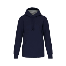 KARIBAN Uniszex vastag kapucnis pulóver, Kariban KA443, Navy-XS