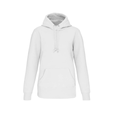 KARIBAN Uniszex vastag kapucnis pulóver, Kariban KA443, White-L