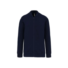 KARIBAN vastag cpzáros pulóver KA4002, Navy-2XL férfi pulóver, kardigán