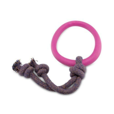  KARIKA, KÖTÉLEN (L) – pink – BeCo játék kutyáknak
