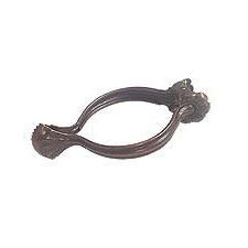 Karikacsipesz (csőcsipesz) 30 mm Ø 10 db/cs (rezezett) karnis, függönyrúd