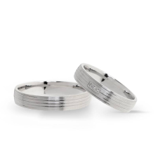  KARIKAGYŰRŰ PÁRBAN 14K ARANY 7,6 GR, CIRKÓNIA KŐVEL gyűrű