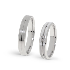  KARIKAGYŰRŰ PÁRBAN 14K ARANY 7,9 GR, CIRKÓNIA KŐVEL gyűrű