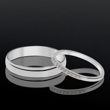  KARIKAGYŰRŰ PÁRBAN EZÜST 925 3,45 GR, gyűrű