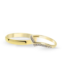  KARIKAGYŰRŰ PÁRBAN THE MALDIVES 14K ARANY GYÉMÁNTTAL gyűrű