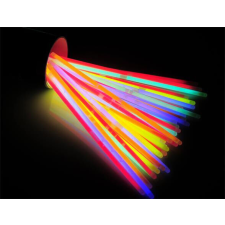 . Karkötő, sötétben világító, műanyag, 100 db, vegyes színek party kellék