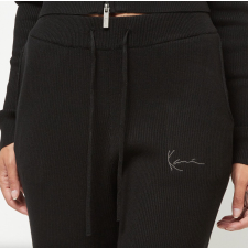Karl kani small signature knit wide leg pants melegitőnadrág fekete m férfi edzőruha