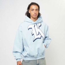 Karl kani small signature os hoodie pulóver férfi kék l férfi pulóver, kardigán