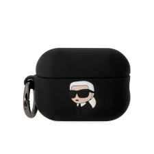 Karl Lagerfeld Airpods Pro 2 tok fekete (KLAP2RUNIKK) (KLAP2RUNIKK) fülhallgató, fejhallgató tok