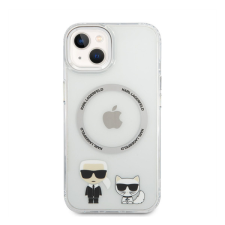 Karl Lagerfeld and Choupette MagSafe hátlap tok Apple iPhone 14, átlátszó tok és táska