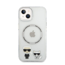 Karl Lagerfeld and Choupette MagSafe hátlap tok Apple iPhone 14 Plus, átlátszó tok és táska