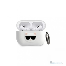 Karl Lagerfeld Apple Airpods Pro szililkon tok, fehér, KLACAPSILCHWH tok és táska