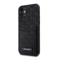 Karl Lagerfeld Apple iPhone 11 KARL LAGERFELD KLHCN61SAKLHPPK Hátlap - Fekete tok tok és táska