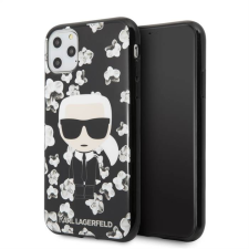 Karl Lagerfeld Apple iPhone 11 Pro Max KARL LAGERFELD KLHCN65FLFBBK Hátlap - Fekete tok és táska