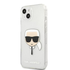 Karl Lagerfeld Apple Iphone 13 Mini Karl ezüst tok (KLHCP13SKHTUGLS) (KLHCP13SKHTUGLS) - Telefontok tok és táska